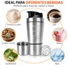 Janety Shaker Prote?na de Acero Inoxidable 600 Ml con Compartimento