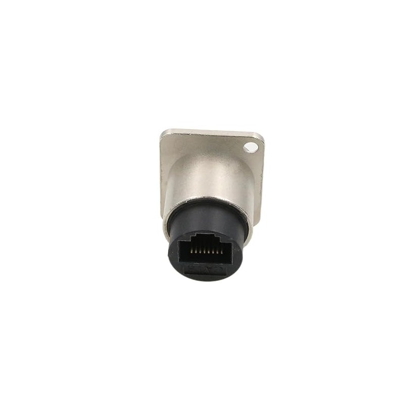 HangTon - Conector RJ45 impermeable, Ethernet Cat6, Paquete de 5