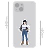 Lapis Gemstone Die Cut Sticker Rough Grain Nagi