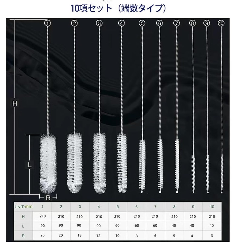 Multifunctional Cleaning Brush Set for Crevice Brush, Pot Cleaning, Bottle