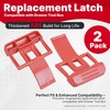 Yudylg 2-Pack Replacement Latch Compatible with Drawer Tool Box, Durable