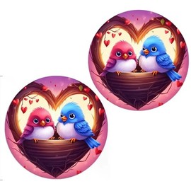 Rawan Car Cup Holder Coaster, 2PCS Cute Car Coasters for Cup Holder Universal Auto Anti Slip Insert Coaster Car Assecories for Women Men,Cute Car Interior Accessories (E)