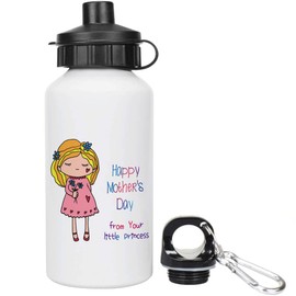 Azeeda 400ml 'Mother's Day From Your Little Princess' Kids Reusable Water/Drinks Bottle (WT00084219)
