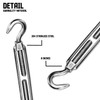 TANG Sunshades Depot Quadrilateral Sun Shade Sail Hardware kit Set