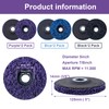 ROSYLEVE Pack of 6 CSD Disc 125 mm Sanding Disc