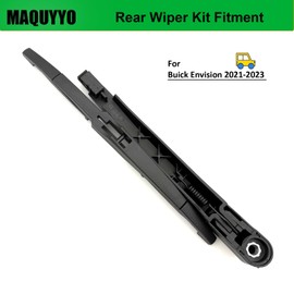 Rear Windshield Wiper Arm Blade Set Replacement for Buick Envision 2021-2024, MAQUYYO Back Windshield Wiper Rear Blade Arm Kit Replace 42709519, 42709518