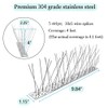 PANGCH Bird Spikes,Stainless Steel Bird Spikes Metal Bird Spikes Fence
