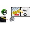 300/600pcs Fishing Bobber Stopper,6 in 1 Float Sinker Line Stops,3