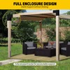 DEVALLEY 2-Way Pergola Brackets Kit, DIY L-Shaped Woodwork Brackets for