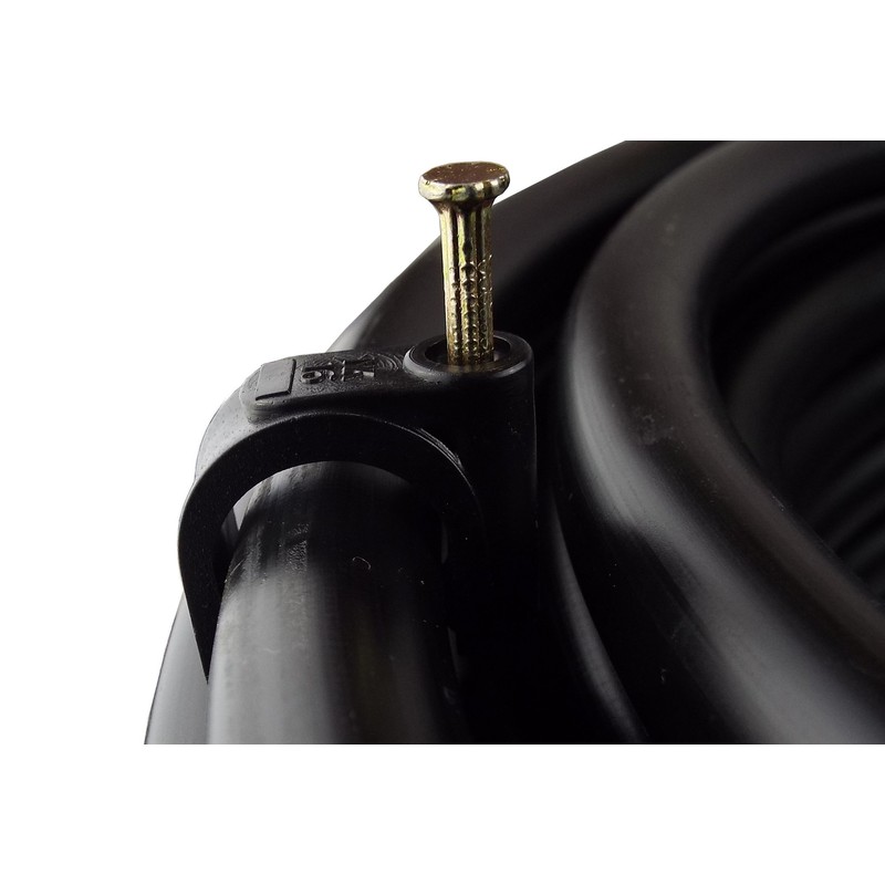 Hozelock Compatible Hold Tight Wall Clips, 13mm, Standard Irrigation Pipe