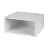 Niche Cubo Storage Set 2 Half Size Cubes, White Wood