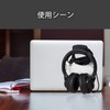 Elecom HP-DSHBK Headphone Stand, Hanger, Black