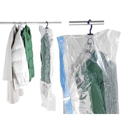 WENKO Vakuum Raumspar-Kleidersack XL Vakuum Aufbewahrungsbeutel Transparent