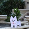 Gochoi Westie - Maceta para perros, lindas macetas de animales