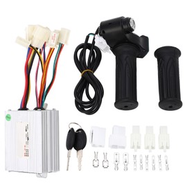 Bike Controller Power Display Throttle Grip Electric Bike Brushed Controller Kit for Tricycle Scooter 48V 500W