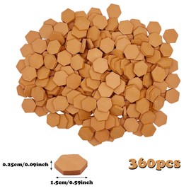 Cayway Mini Bricks Tiny Bricks, Miniature Brick for Landscaping, Mini Wall for Mini Garden Accessories (360 PCS Hexagon, Red)