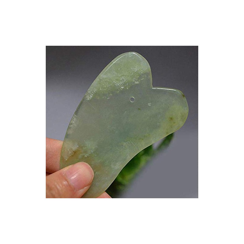 Guasha Facial con Rodillo de Jade Natural Jade Roller Gua