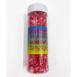 Sprinkle Deco Valentine Jumbo Red Heart Shapes Sprinkles for Cakes and Cupcakes Food Decoration (Big)