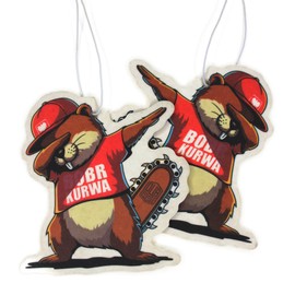 DUB SPENCER 2x Duftbaum Auto Boba Bobr Bober Kurwa Duft Lufterfrischer Polen Biber Autoduft Aroma Innenraumduft Duftspender (2er Pack)