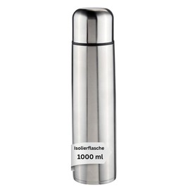 Thermos Flask Stainless Steel Thermos Flask with Cup 1000 ml Leak-Proof Insulated Flask and Thermos Flask Double Walled Keeps Drinks Hot and Cold Outdoor & HLKaufblock