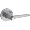 Kwikset Safe Lock Daylon Lever Round Rose Privacy Lock Satin