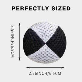 AIYIWREATH Juggling Balls [Pack of 3] for Beginners to Advanced Jugglers - Two Layer Construction- No Bounce Design - Soft and Easy Juggling Kit
