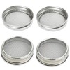 4 Pack Mason Jar Sprouting Lids - Wide Mouth Mason