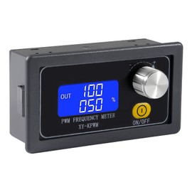 Coliao Signal Generator XY-KPWM 1-Channel 1Hz-150kHz PWM Generator Dual Mode PWM Pulse Frequency Square Wave Signal Generator Module LCD Display 3.3-30V 5-30mA Pulse Frequency Generator