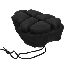 01 Bicycle Seat Cushion | JFT Shock‑Absorption Inflatable Saddle Cover | Mountain Bicycle Non‑Slip Air Padded Cover | Black