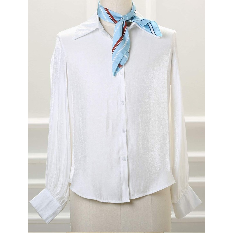 Allegra K 50cm Stripe Print Square Neck Wrap Scarves Head