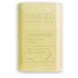 Naked Botanicals Lemongrass with Lemon Myrtle Soap - 200g Single Bar
