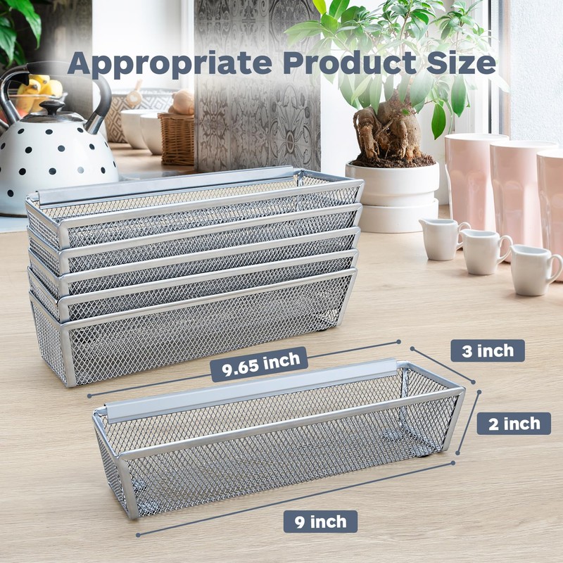 Smgmg Silverware Drawer Organizer, Cutlery Drawer Organizer, 6 Pack Utensil