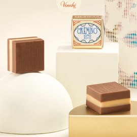 Venchi - Classic Cremino Chocolates, Gianduia and White Chocolate Flavor, Chocolate Candy Bulk, Gluten-Free, 2.2 lb Bag