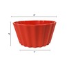 12 Pack Measured Baking Cups Jumbo Silicone Muffin Cup Reusable
