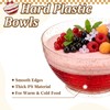 Newtay 100 Pack Gold Glitter Plastic Bowls 3oz Mini Disposable