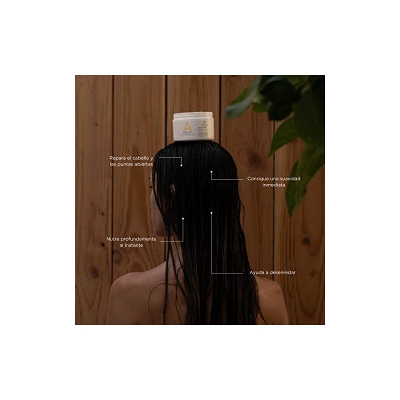 ARUAL Mascarilla Reparadora Cabello Dañado con Aceite de Argán Total