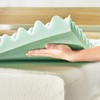 Mellow 1.5 Inch 5-Zone Memory Foam Mattress Topper, Calming Aloe