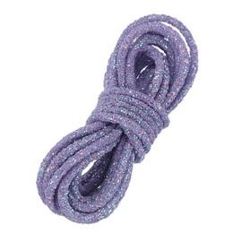 PATIKIL Sequins Rope, 5.5 Yard 6mm Sequins Rhinestone Tube Cord for Wedding Dresses Earring Costume Clothing Shoes Jewelry DIY Crafts Making Accessory, Purple
