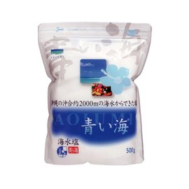 Blue Sea, Okinawa's Sea Salt Blue Sea, 17.6 oz (500 g), Salt, Sea Salt, Churaumi, Pickled Food, Salt, Salt, Salt Only
