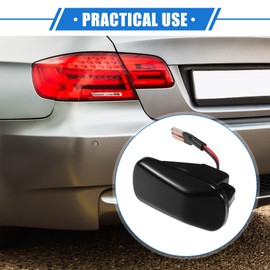 X AUTOHAUX 1 Pair LED Side Marker Turn Signal Light Compatible for Honda S2000 CR 2.2L L4 - Gas 2008-2009, Durable Plastic Black Lens Yellow Light