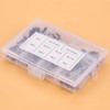 Black Aluminium Rivets, 120 Piece Aluminium Blind Rivet Mounting Assortment,