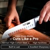 Cooks Standard Kitchen Knife Set with Block 6-Piece, Stainless Steel