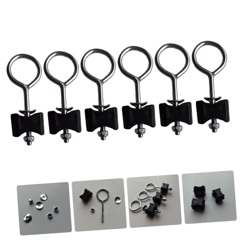 Abaodam 6Pcs Removable Trampoline Nuts Durable Trampoline Accessories for Easy