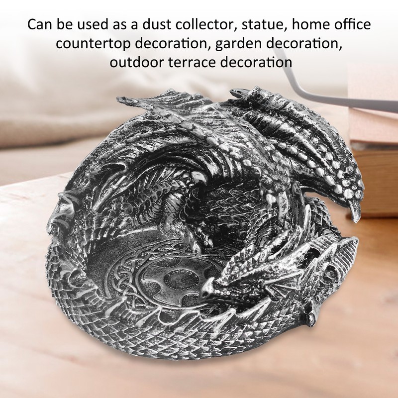 Cigar Ashtrays Pterosaurs Design Scale Carvings Retro Style Attractive Decorative