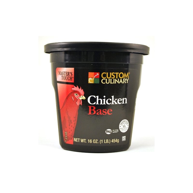 Custom Culinary Master's Touch Chicken (no Msg) Base, 16-Ounce Plastic