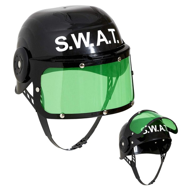 Dress Up America SWAT Helmet for Kids – Police S.W.A.T. Helmet – SWAT Gear Costume Accessory and Dress