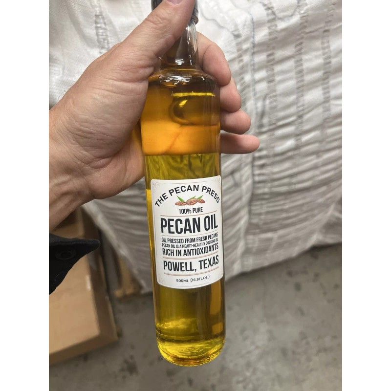 The Pecan Press 500ML Pecan Oil For Cooking Baking Seasoning