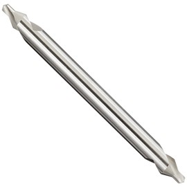 YG-1 D1C90 High Speed Steel Long Length Center Drill Bit, Uncoated (Bright), Slow Spiral, 60 Degree, 3/64" Diameter x 4" Length (Pack of 1)