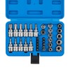 CASOMAN 34 Pieces 3/8-Inch Drive Torx Bit Socket and E-Torx
