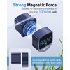 SEAOURA Aquarium Magnetic Cleaner with Thermometer, Fish Aquarium Mini Magnetic